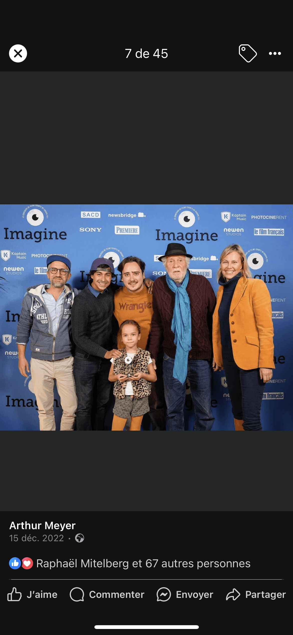 Zoé Chazal lors de la remise des prix d’Après l’orage